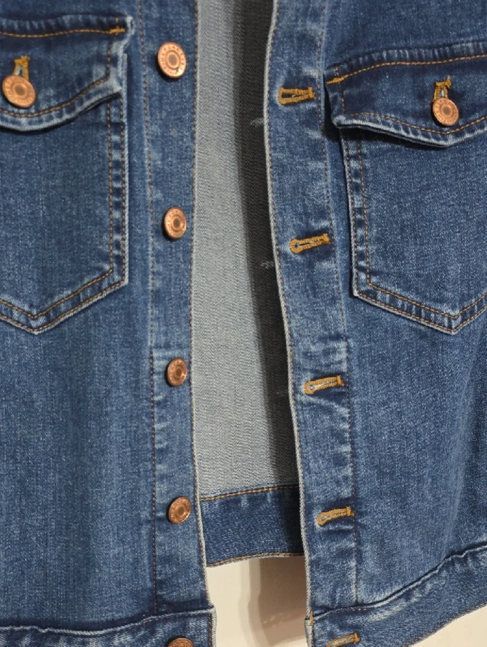 J Crew Mercantile Women's Denim Jacket Stretch Comfort Pockets Classic Sz S EUC‎
